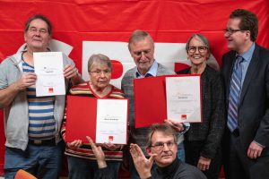 Ehrung von langjährigen Migliedern
