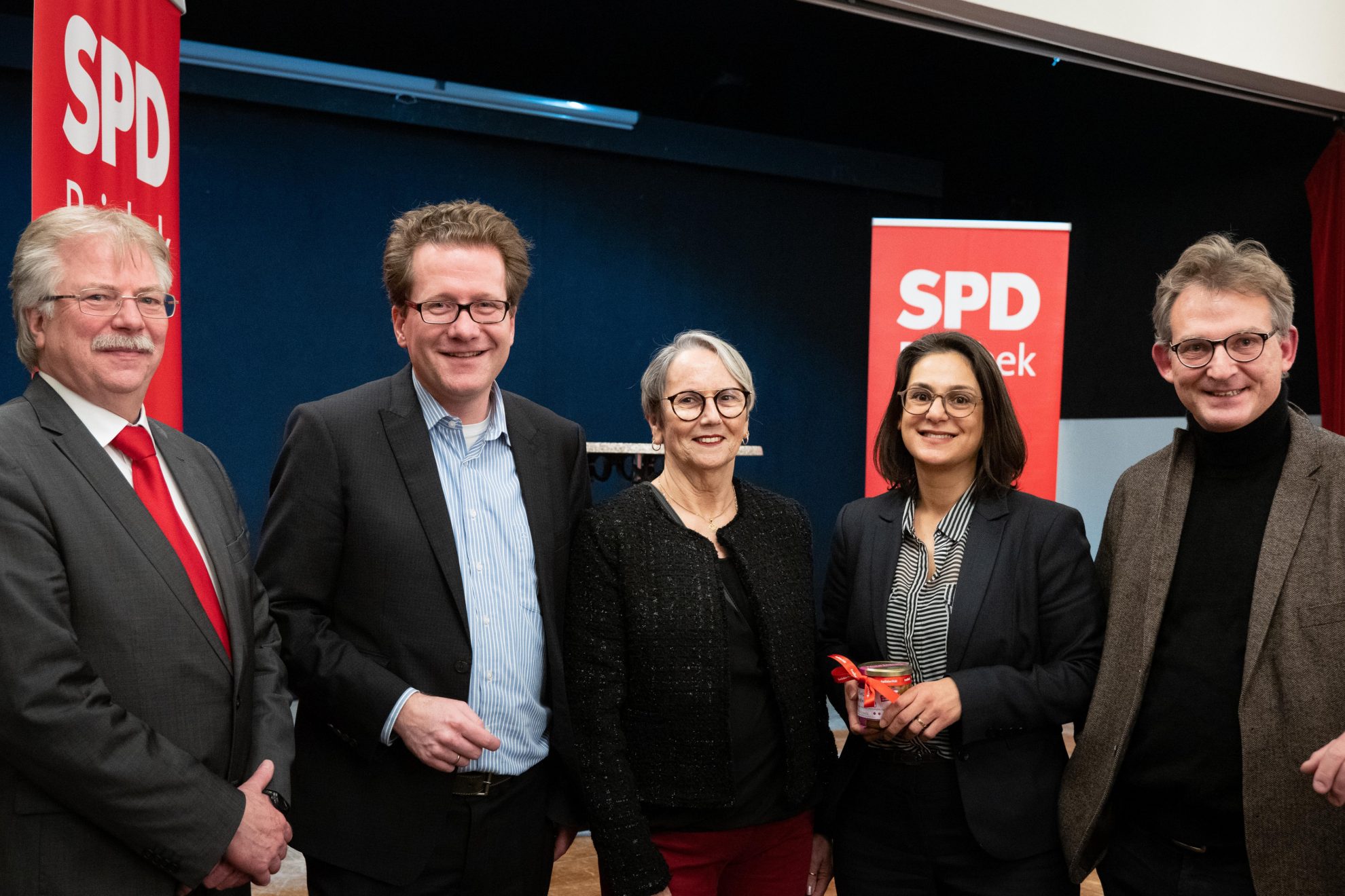 Gerd Prüfer, Martin Haberssat, Ursula Jonca, Serpil Midyatli und Jan-Christoph Schultchen