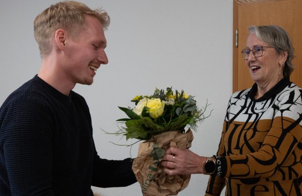 Lucas Siemers triff nicht wieder an an und wird zünftig verabschiedet